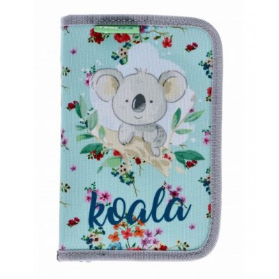 ABC123 Несесер с 1 цип Koala, Коала, зареден 24 ел. 831525, за момиче, светлосин 831525 ABC123 Несесер с 1 цип Koala, Коала, зареден 24 ел. 831525, за момиче, светлосин 831525