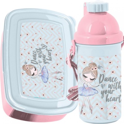 Paso Кутия за храна BALLERINA, Балерина, PP21BL-3022. 750мл, за момиче PP21BL-3022