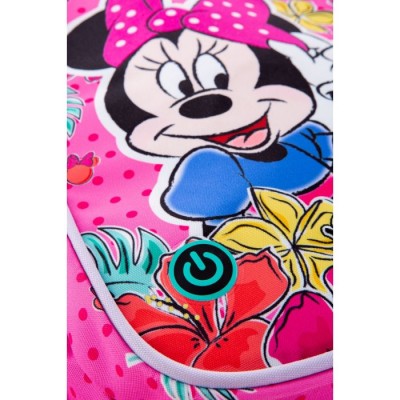 CoolPack Ученическа светеща раница с LED светлини Joy S Minnie Tropical, L B47301, момиче, розова. многоцветна L B47301 CoolPack Ученическа светеща раница с LED светлини Joy S Minnie Tropical, L B47301, момиче, розова. многоцветна L B47301