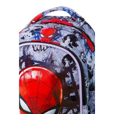CoolPack Ученическа Светеща раница с LED светлини Joy S Spiderman Black, L B47303, за ,момче, синя, многоцветна L B47303 CoolPack Ученическа Светеща раница с LED светлини Joy S Spiderman Black, L B47303, за ,момче, синя, многоцветна L B47303
