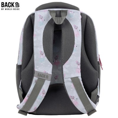 BackUp Ергономична Ученическа раница Ballerina, 89314, многоцветна 89314 BackUp Ергономична Ученическа раница Ballerina, 89314, многоцветна 89314