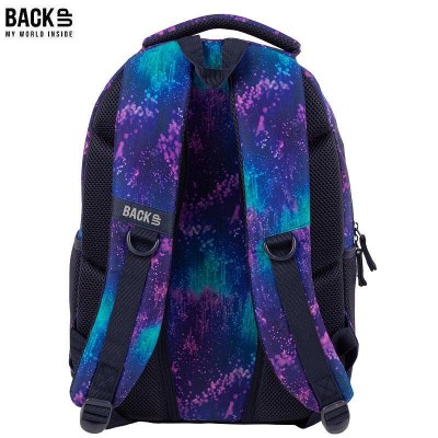 BackUp Ергономична Ученическа раница Purple dream, 89420, многоцветна 89420 BackUp Ергономична Ученическа раница Purple dream, 89420, многоцветна 89420