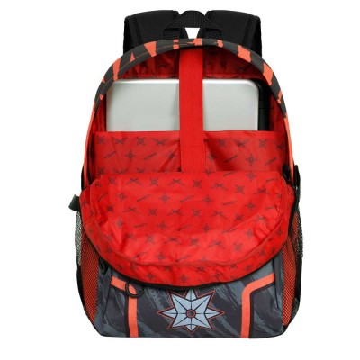 Karactermania Ученическа раница, NARUTO FAN Shuriken, 05396, оранжево и сиво, за момче 05396 Karactermania Ученическа раница, NARUTO FAN Shuriken, 05396, оранжево и сиво, за момче 05396
