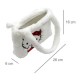 Плюшена раничка Hello Kitty с преден джоб, U BM37-02HK, момиче, бяла U BM37-02HK