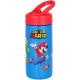 Детска Бутилка със сламка SUPER MARIO , 21401, 410мл. за момче, синьо и червено 21401 Детска Бутилка със сламка SUPER MARIO , 21401, 410мл. за момче, синьо и червено 21401