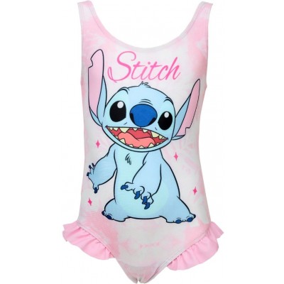 Детски цял бански Stitch, 9212578, момиче, розов, многоцветен Детски цял бански Stitch, 9212578, момиче, розов, многоцветен