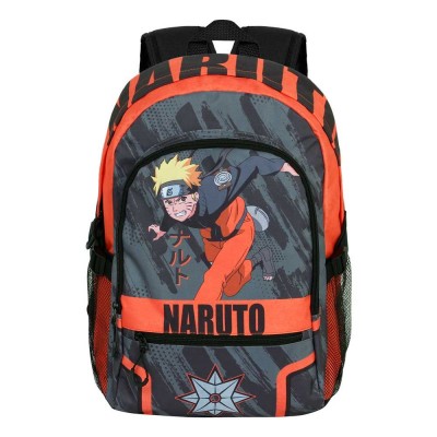 Karactermania Ученическа раница, NARUTO FAN Shuriken, 05396, оранжево и сиво, за момче 05396 Karactermania Ученическа раница, NARUTO FAN Shuriken, 05396, оранжево и сиво, за момче 05396