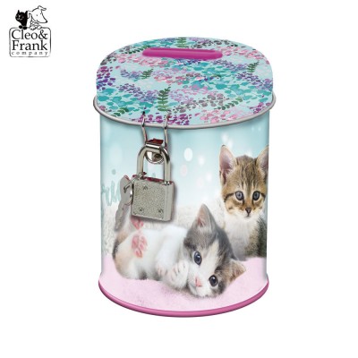 Derform Детска касичка, Cleo & Frank 22 котета с катинар, 67381, момиче, многоцветна 67381 Derform Детска касичка, Cleo & Frank 22 котета с катинар, 67381, момиче, многоцветна 67381