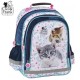 Ученическа ергономична раница, Derform Cleo & Frank 22, котки, 75027, 38 х 28 х 18 75027 Ученическа ергономична раница, Derform Cleo & Frank 22, котки, 75027, 38 х 28 х 18 75027