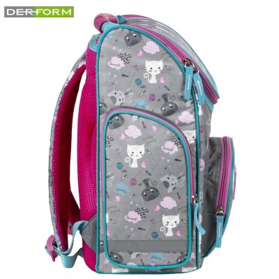 Derform Ергономична Ученическа раница кутия CAT 17, Котки 76314, 36 х 28 х 14 см 76314 Derform Ергономична Ученическа раница кутия CAT 17, Котки 76314, 36 х 28 х 14 см 76314