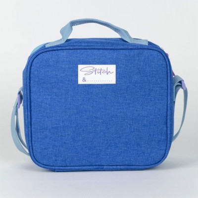Детска термочанта за храна Cerda Stitch 21 см, R 8445484371123, синя R 8445484371123