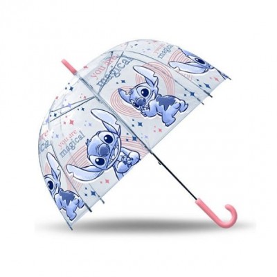 Kids Licensing Детски чадърStitch 46 см., прозрачно и синьо R 8435507875486 Kids Licensing Детски чадърStitch 46 см., прозрачно и синьо R 8435507875486
