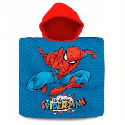 Детско пончо за плаж и баня Kids Licensing Spider- Мan 60x120 см., R 8435507873819, синьо и червено, момче R 8435507873819 Детско пончо за плаж и баня Kids Licensing Spider- Мan 60x120 см., R 8435507873819, синьо и червено, момче R 8435507873819