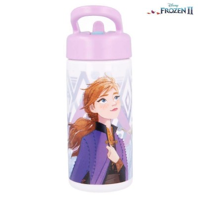 Детска Бутилка със сламка Frozen 2 Elements , U 41101, 410мл. за момиче, розова, многоцветна U 41101 Детска Бутилка със сламка Frozen 2 Elements , U 41101, 410мл. за момиче, розова, многоцветна U 41101