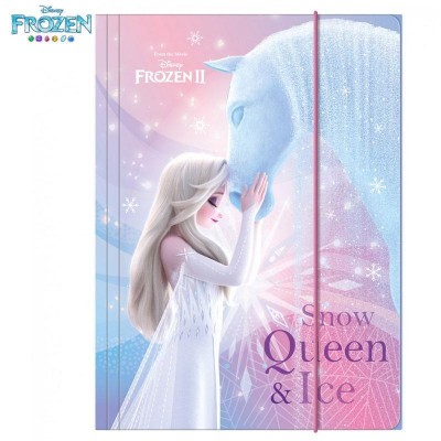 Derfrom Папка с ластик A4 Frozen 29, Елза, 81660, за момиче, многоцветна 81660 Derfrom Папка с ластик A4 Frozen 29, Елза, 81660, за момиче, многоцветна 81660