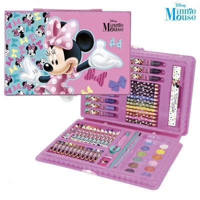 Рисувателен комплект 71 части за момиче, Minnie 26, Мини Маус, 84128, розов многоцветен 84128 Рисувателен комплект 71 части за момиче, Minnie 26, Мини Маус, 84128, розов многоцветен 84128