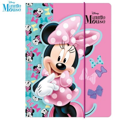 Derfrom Папка с ластик A4 Minnie 26, Мини Маус, 81677, за момиче, розова многоцветна 81677 Derfrom Папка с ластик A4 Minnie 26, Мини Маус, 81677, за момиче, розова многоцветна 81677