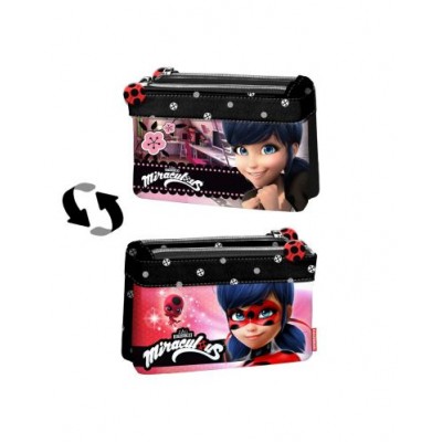 Karactermania Двулицево Портмоне с 2 цип Ladybug, Лейди Калинка, 35703, многоцветно 35703 Karactermania Двулицево Портмоне с 2 цип Ladybug, Лейди Калинка, 35703, многоцветно 35703