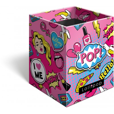 LizzyCard Моливник за бюро LOLLIPOP POP, 21852954, за момиче, розов, многоцветен 21852954 LizzyCard Моливник за бюро LOLLIPOP POP, 21852954, за момиче, розов, многоцветен 21852954