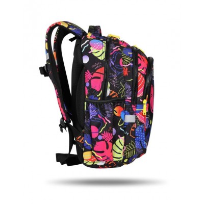Ученическа раница Coolpack - JERRY - Stitch Black, L F029886, черна, многоцветна Ученическа раница Coolpack - JERRY - Stitch Black, L F029886, черна, многоцветна