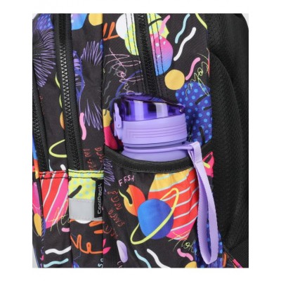 Ученическа раница Coolpack - JERRY - Stitch Black, L F029886, черна, многоцветна Ученическа раница Coolpack - JERRY - Stitch Black, L F029886, черна, многоцветна