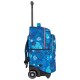 Ученическа раница на колела Coolpack - Jack - Stitch, LUF107780, синя, многоцветна