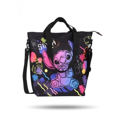 Чанта за рамо SOHO - STITCH Black, L F142886, момиче, черна, многоцветна L F142886 Чанта за рамо SOHO - STITCH Black, L F142886, момиче, черна, многоцветна L F142886