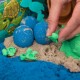 Игрален комплект с кинетичен пясък Spin Master Kinetic Sand Плаж с костенурки, R 681147012790, многоцветен R 681147012790 Игрален комплект с кинетичен пясък Spin Master Kinetic Sand Плаж с костенурки, R 681147012790, многоцветен R 681147012790