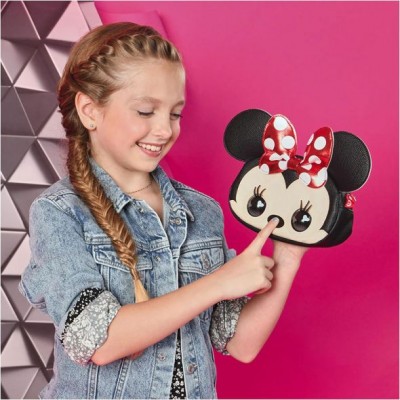 Spin Master Интерактивна детска чанта  Purse Pets Minnie Mouse, момиче, бял, многоцветен R 778988250518