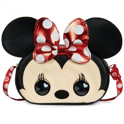 Spin Master Интерактивна детска чанта  Purse Pets Minnie Mouse, момиче, бял, многоцветен R 778988250518