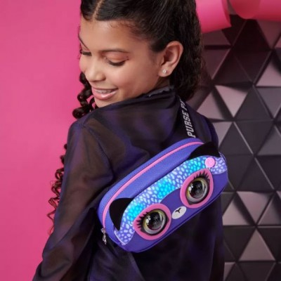 Spin Master, Интерактивна детска чанта за кръста Purse Pets Savannah Spotlight, R 778988457528, момиче, лилава, многоцветна Spin Master, Интерактивна детска чанта за кръста Purse Pets Savannah Spotlight, R 778988457528, момиче, лилава, многоцветна