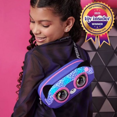 Spin Master, Интерактивна детска чанта за кръста, Purse Pets Savannah Spotlight, в кутия, R 778988459492, момиче, лилава, многоцветни R 778988459492 Spin Master, Интерактивна детска чанта за кръста, Purse Pets Savannah Spotlight, в кутия, R 778988459492, момиче, лилава, многоцветни R 778988459492