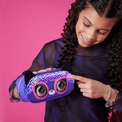 Spin Master, Интерактивна детска чанта за кръста, Purse Pets Savannah Spotlight, в кутия, R 778988459492, момиче, лилава, многоцветни R 778988459492 Spin Master, Интерактивна детска чанта за кръста, Purse Pets Savannah Spotlight, в кутия, R 778988459492, момиче, лилава, многоцветни R 778988459492