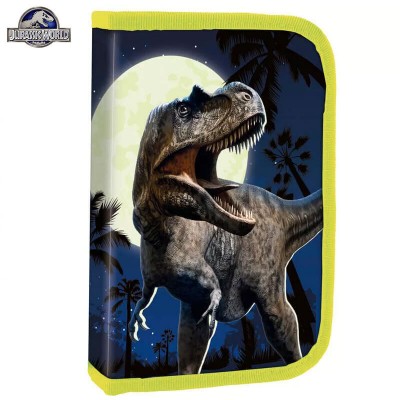 Ученически несесер Jurassic World Dinosaur, Динозавър, 1 цип пълен, 75898 75898 Ученически несесер Jurassic World Dinosaur, Динозавър, 1 цип пълен, 75898 75898