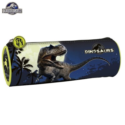 Ученически несесер Jurassic World Dinosaur, Динозавър с 1 отделение, овален, 75546 75546 Ученически несесер Jurassic World Dinosaur, Динозавър с 1 отделение, овален, 75546 75546