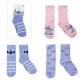 Cerda Комплект чорапи  Stitch, 3 чифта, размер 27-38, R 2900001548, многоцветни