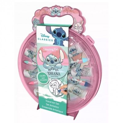 Kids Licensing, Комплект за оцветяване Stitch, в кутия, R 8435507884396, момиче, розова, многоцветна