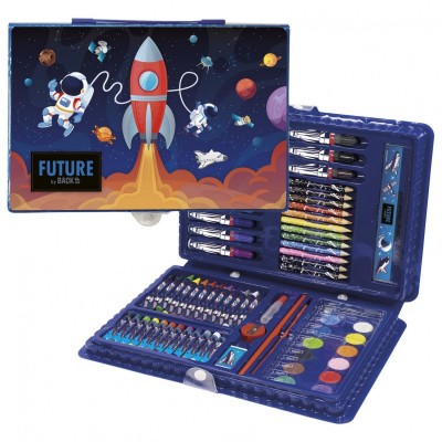 Derform Рисувателен комплект 71 части, Space DF 25, Космос, 84081, многоцветен 84081 Derform Рисувателен комплект 71 части, Space DF 25, Космос, 84081, многоцветен 84081