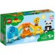 LEGO Детски Конструктор LEGO DUPLO Влак за животни, R10955, 15 части, момиче и момче, многоцветен LEGO Детски Конструктор LEGO DUPLO Влак за животни, R10955, 15 части, момиче и момче, многоцветен
