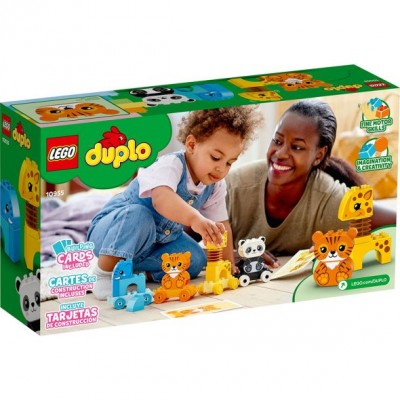 LEGO Детски Конструктор LEGO DUPLO Влак за животни, R10955, 15 части, момиче и момче, многоцветен LEGO Детски Конструктор LEGO DUPLO Влак за животни, R10955, 15 части, момиче и момче, многоцветен