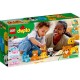 LEGO Детски Конструктор LEGO DUPLO Влак за животни, R10955, 15 части, момиче и момче, многоцветен LEGO Детски Конструктор LEGO DUPLO Влак за животни, R10955, 15 части, момиче и момче, многоцветен