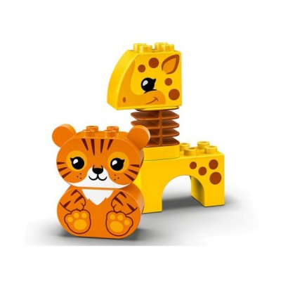 LEGO Детски Конструктор LEGO DUPLO Влак за животни, R10955, 15 части, момиче и момче, многоцветен LEGO Детски Конструктор LEGO DUPLO Влак за животни, R10955, 15 части, момиче и момче, многоцветен