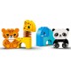 LEGO Детски Конструктор LEGO DUPLO Влак за животни, R10955, 15 части, момиче и момче, многоцветен LEGO Детски Конструктор LEGO DUPLO Влак за животни, R10955, 15 части, момиче и момче, многоцветен