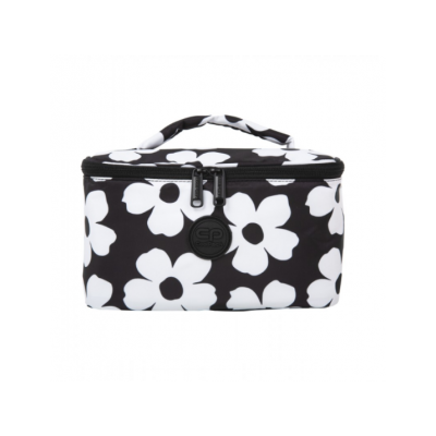 Козметичен несесер Coolpack - Baggy - FLORES JASMINE, L  F149916, черно и бяло