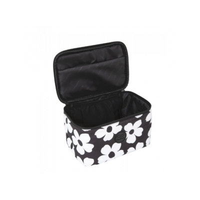 Козметичен несесер Coolpack - Baggy - FLORES JASMINE, L  F149916, черно и бяло