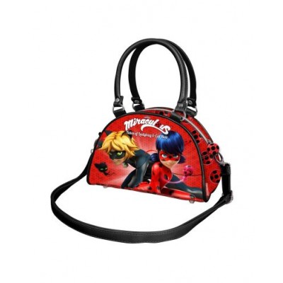 Karactermania Малка чанта дамска за рамо LADYBUG, Лейди Калинка, 35378, 14 х 22 х 10 см, червена 35378