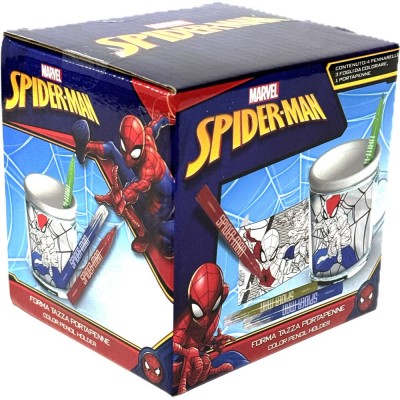 Disney Детски моливник за оцветяване SPIDERMAN , SP0911, с маркери, момче Disney Детски моливник за оцветяване SPIDERMAN , SP0911, с маркери, момче