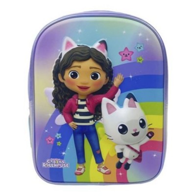 3D раница за детска градина Gabby's Dollhouse Hi, U MC33-04GB, момиче, многоцветна