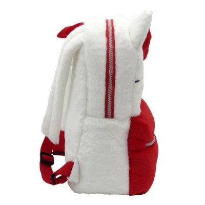 Плюшена раничка Hello Kitty с преден джоб, U  MC37-101HK, момиче, бяло и червено