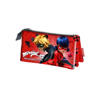 Karactermania Несесер с три отделения, Ladybug Лейди Калинка, 35511, червен 35511